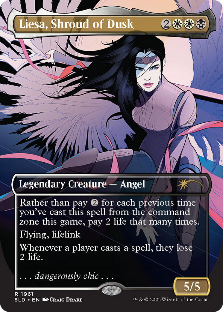 Liesa, Shroud of Dusk (Rainbow Foil) [Secret Lair Drop Series] | Local Legends