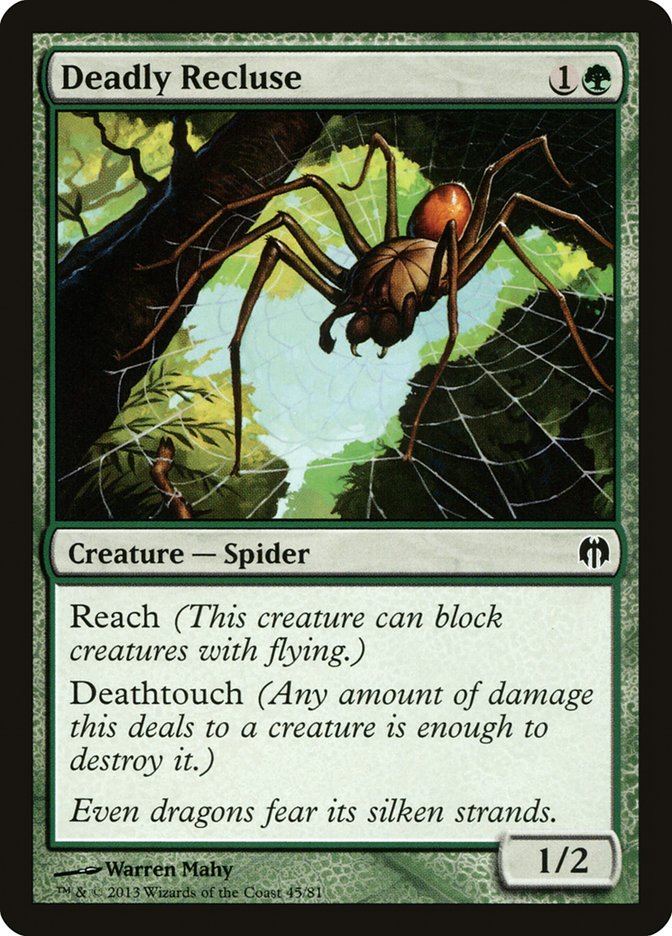 Deadly Recluse [Duel Decks: Heroes vs. Monsters] | Local Legends
