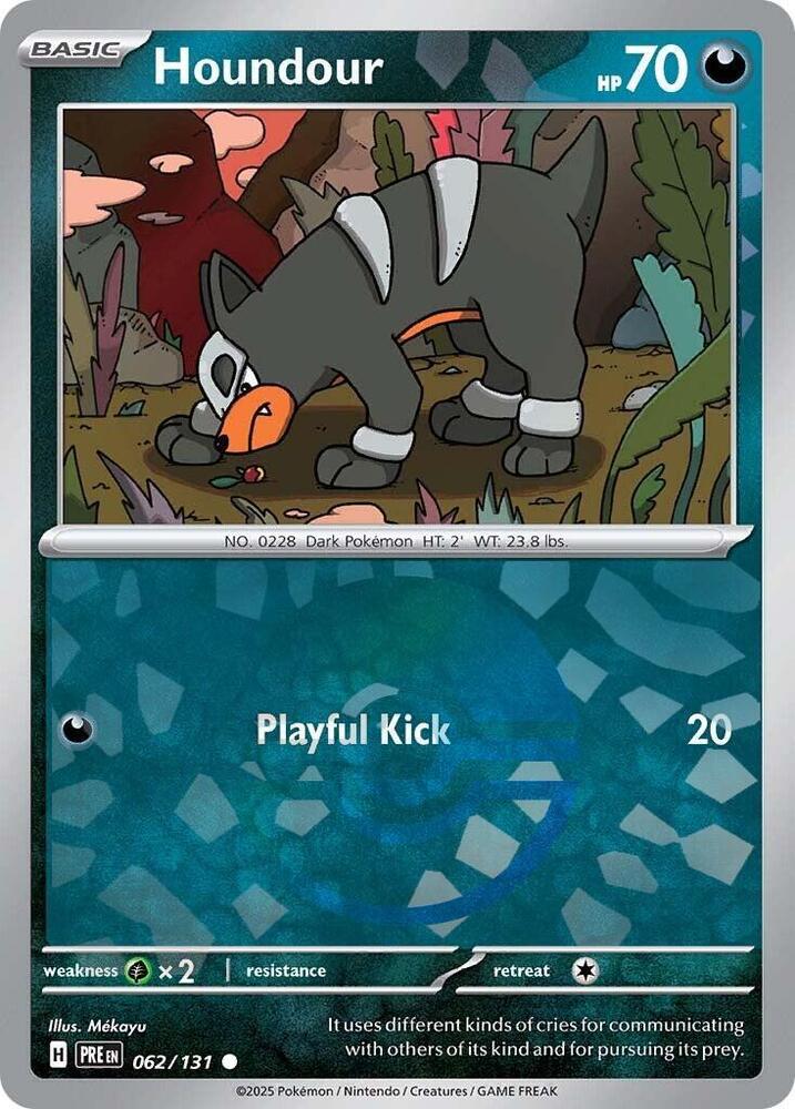 Houndour (062/131) (Poke Ball Pattern) [Scarlet & Violet: Prismatic Evolutions] | Local Legends