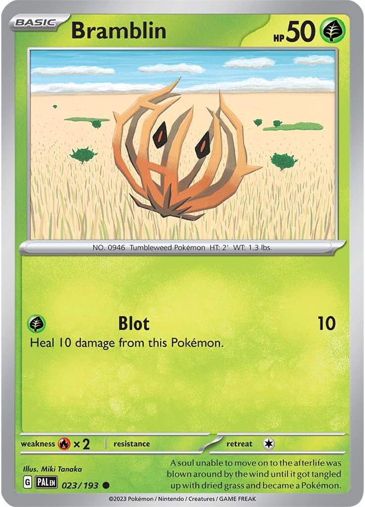Bramblin (023/193) [Scarlet & Violet: Paldea Evolved] | Local Legends