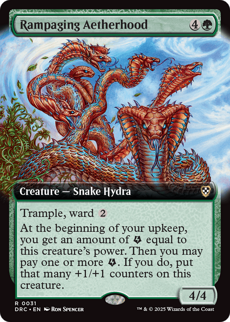 Rampaging Aetherhood (Extended Art) [Aetherdrift Commander] | Local Legends