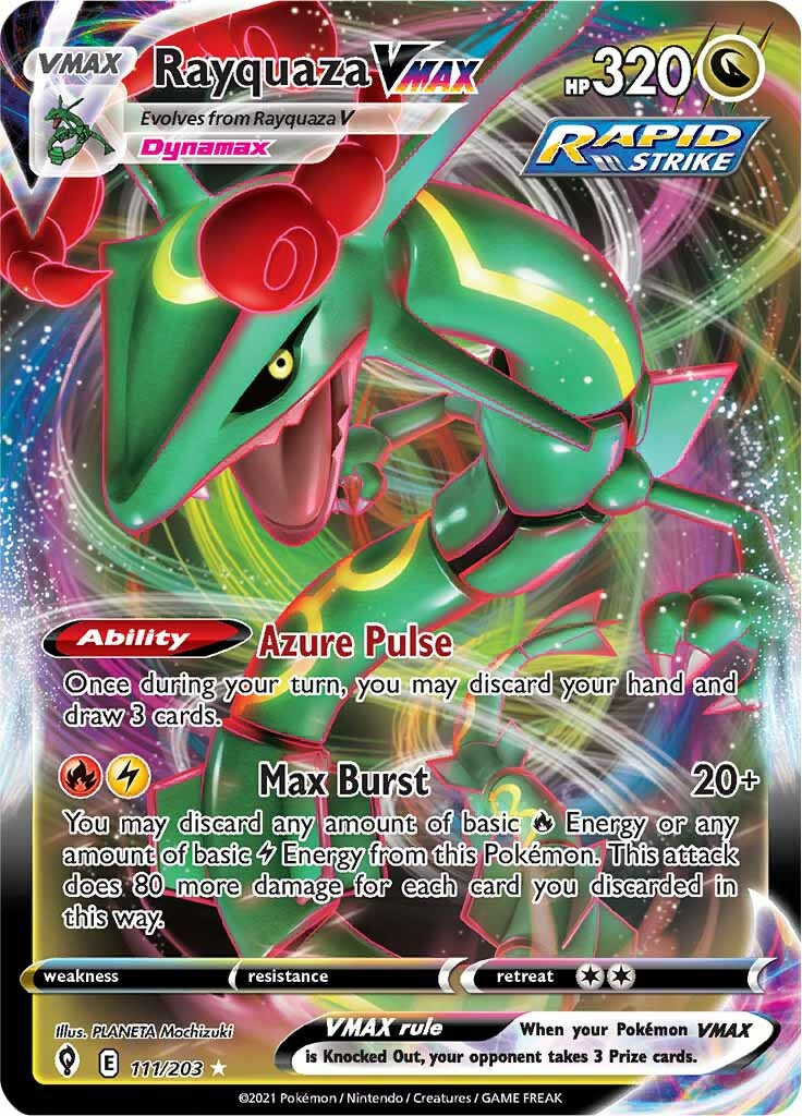 Rayquaza VMAX (111/203) [Sword & Shield: Evolving Skies] | Golgari Games