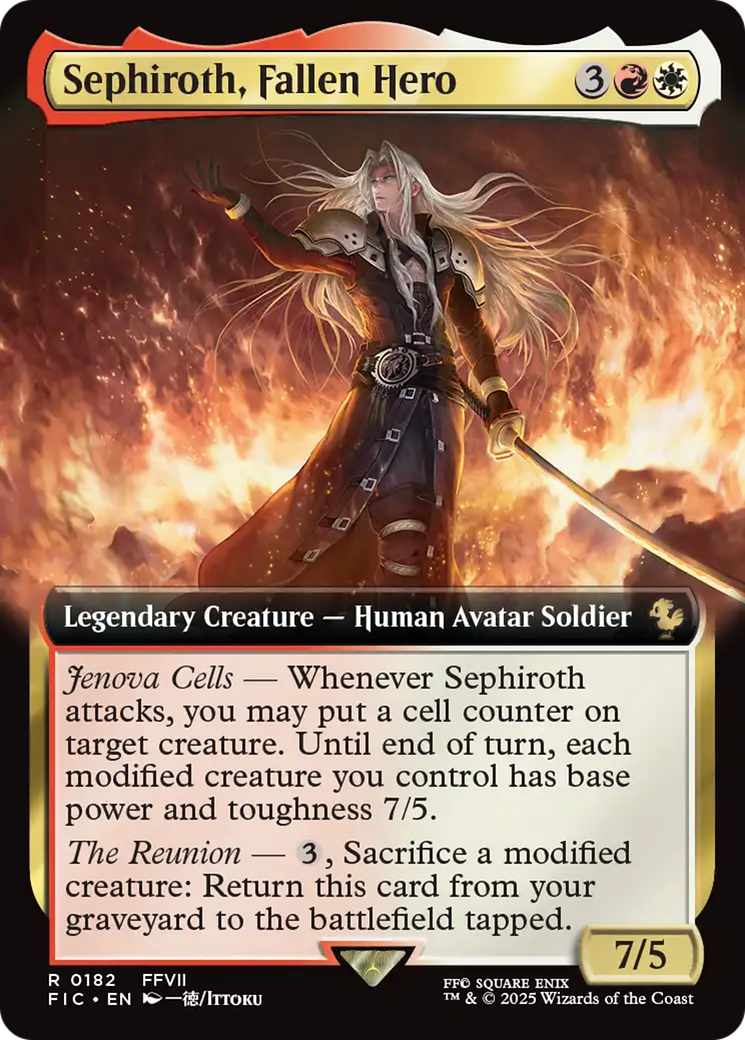 Sephiroth, Fallen Hero (Extended Art) [FINAL FANTASY Commander] | Local Legends