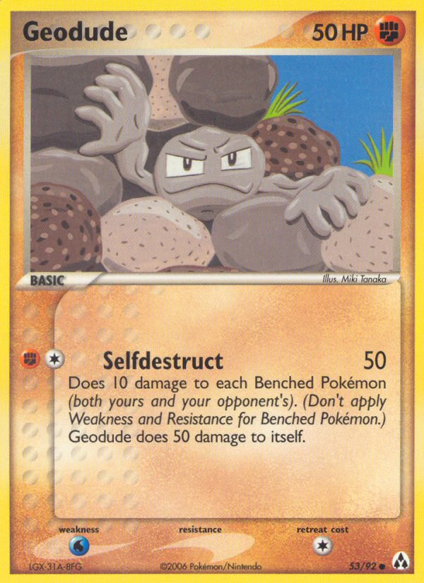 Geodude (53/92) [EX: Legend Maker] | Local Legends