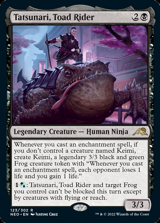 Tatsunari, Toad Rider [Kamigawa: Neon Dynasty] | Local Legends