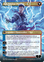 Ral, Monsoon Mage // Ral, Leyline Prodigy (Borderless) (Textured Foil) [Modern Horizons 3] | Local Legends