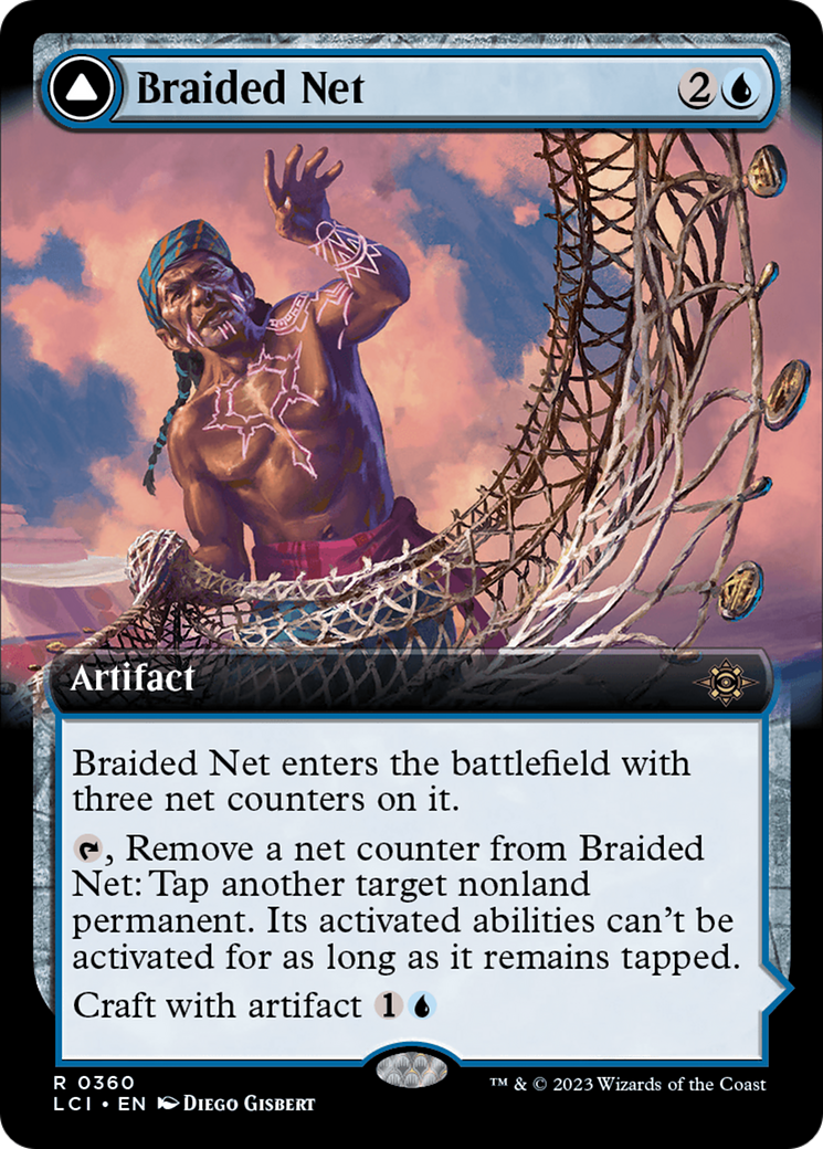 Braided Net // Braided Quipu (Extended Art) [The Lost Caverns of Ixalan] | Golgari Games