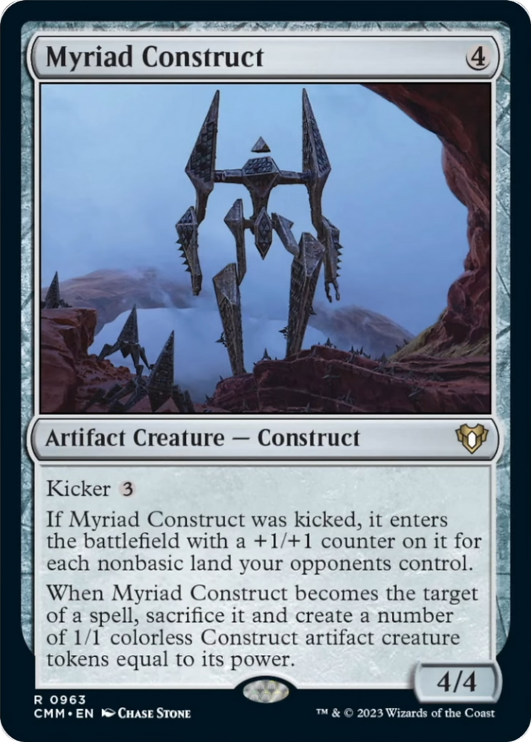 Myriad Construct [Commander Masters] | Golgari Games