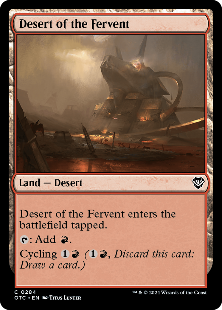 Desert of the Fervent [Outlaws of Thunder Junction Commander] | Local Legends