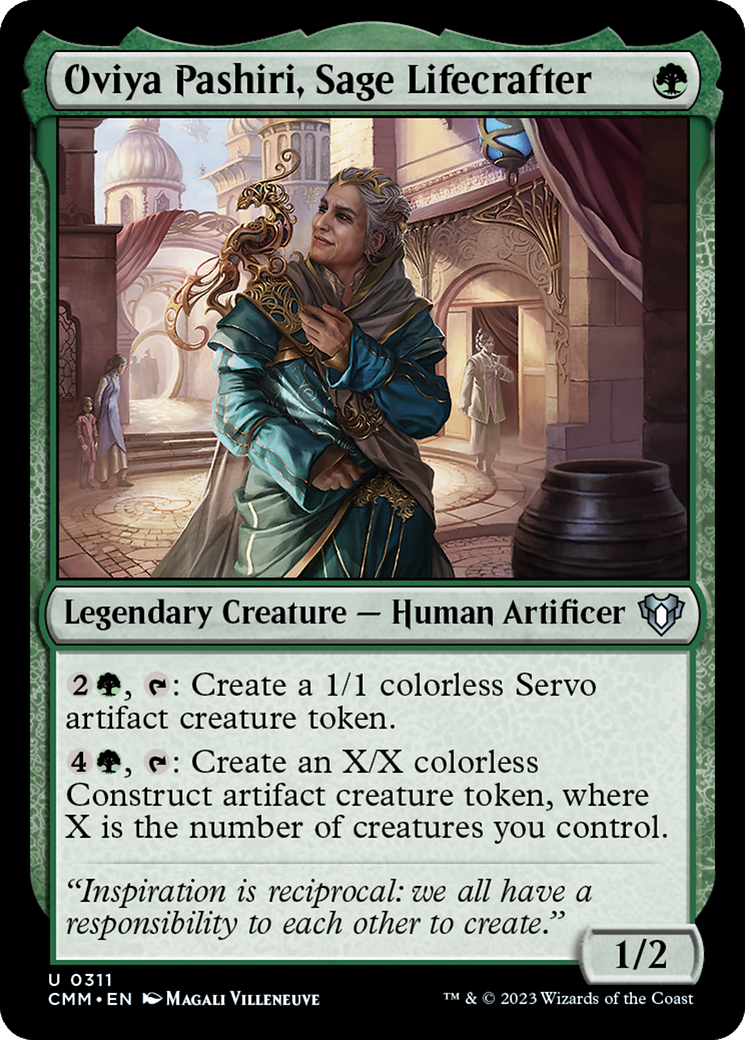 Oviya Pashiri, Sage Lifecrafter [Commander Masters] | Local Legends