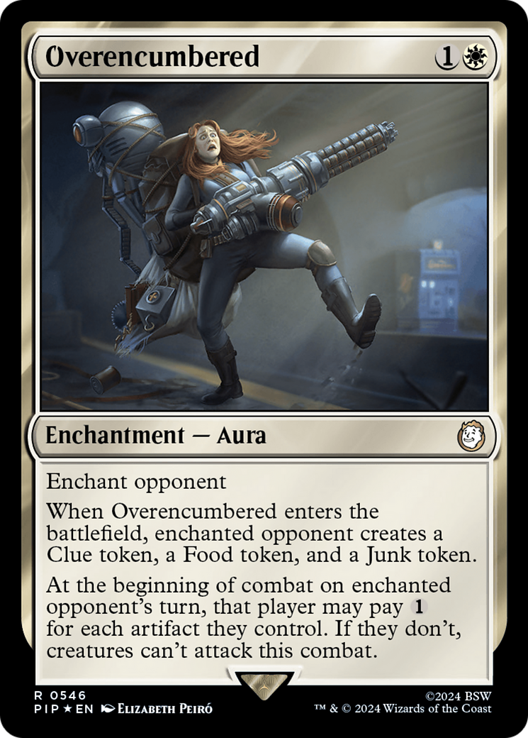 Overencumbered (Surge Foil) [Fallout] | Local Legends