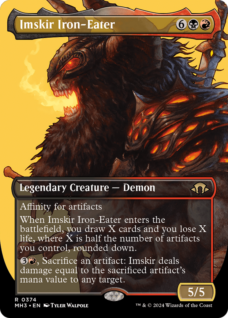 Imskir Iron-Eater (Borderless) [Modern Horizons 3] | Local Legends