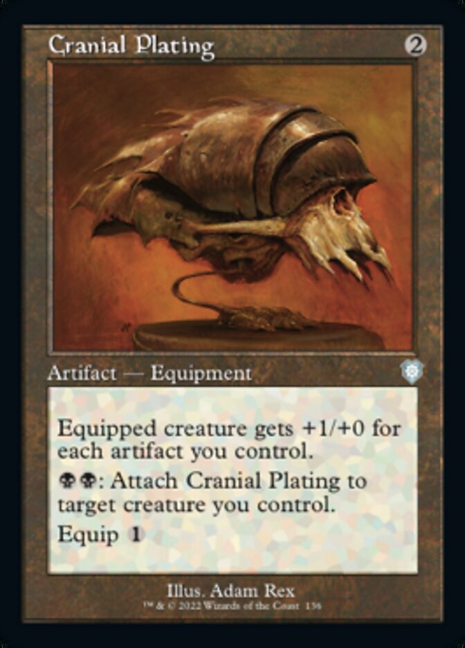 Cranial Plating (Retro) [The Brothers' War Commander] | Local Legends