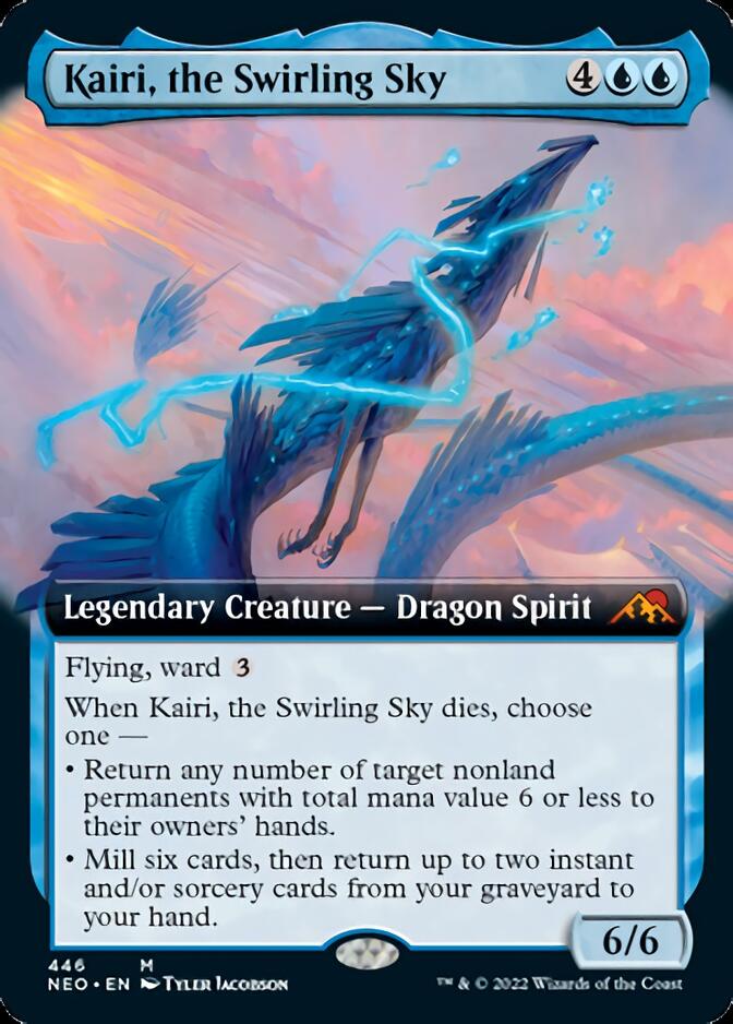 Kairi, the Swirling Sky (Extended Art) [Kamigawa: Neon Dynasty] | Local Legends