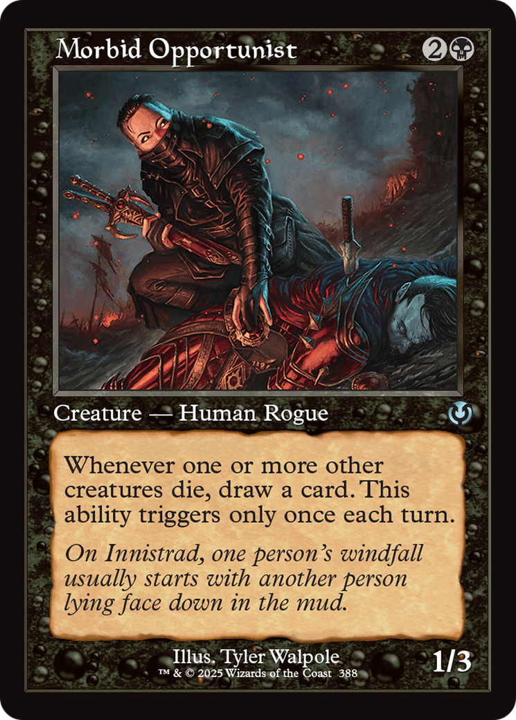 Morbid Opportunist (Retro Frame) [Innistrad Remastered] | Local Legends