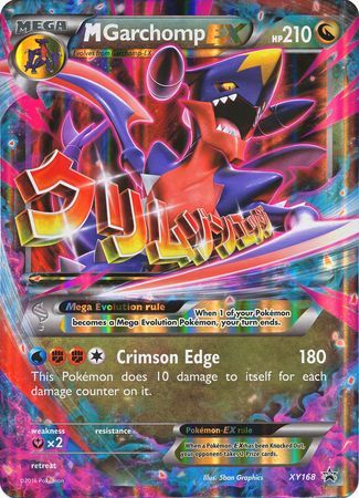 M Garchomp EX (XY168) (Jumbo Card) [XY: Black Star Promos] | Golgari Games