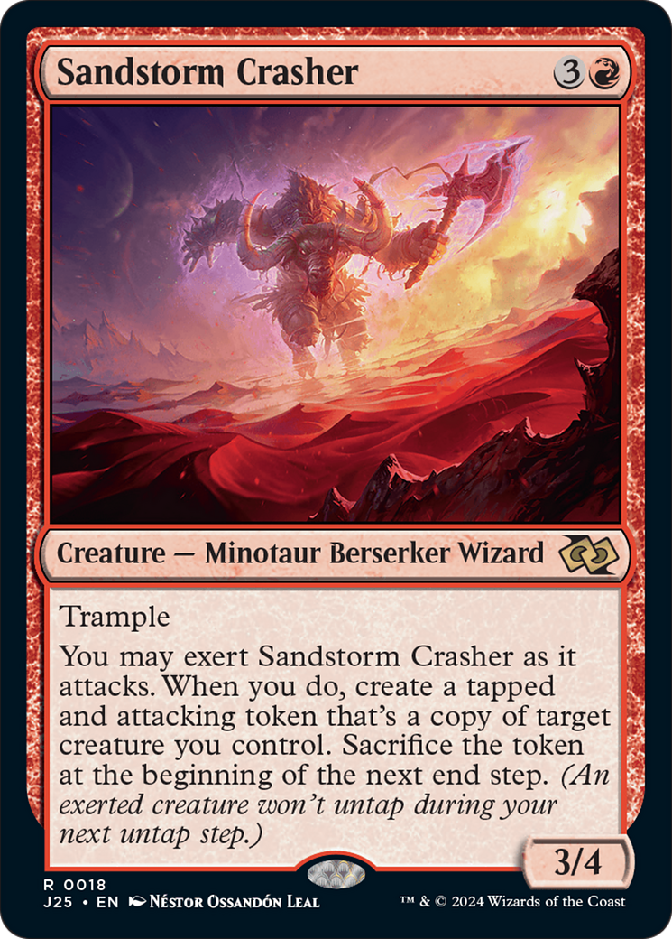 Sandstorm Crasher [Foundations Jumpstart] | Local Legends