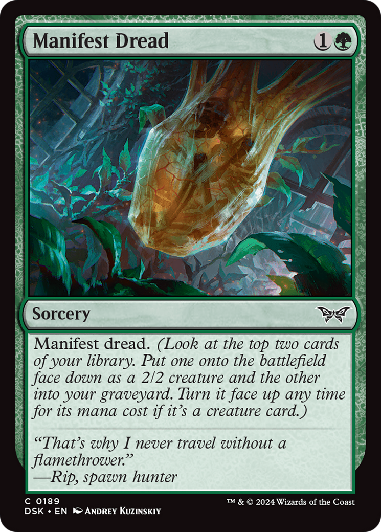 Manifest Dread [Duskmourn: House of Horror] | Local Legends