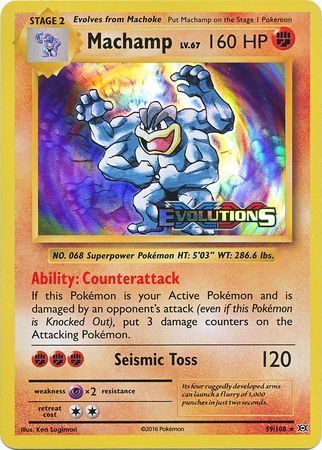 Machamp (59/108) (XY Evolutions Prerelease) [XY: Black Star Promos] | Golgari Games