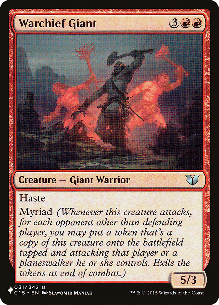 Warchief Giant [The List] | Local Legends
