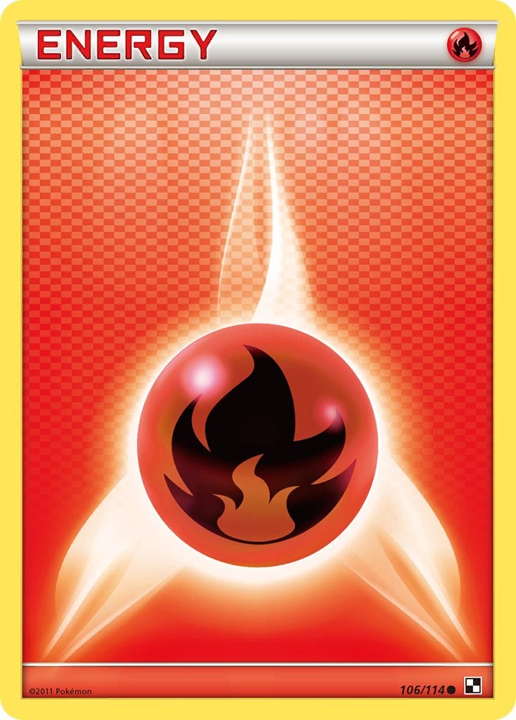 Fire Energy (106/114) [Black & White: Base Set] | Local Legends