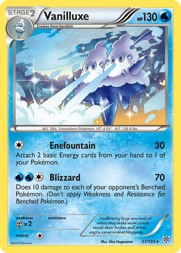 Vanilluxe (37/135) [Black & White: Plasma Storm] | Local Legends