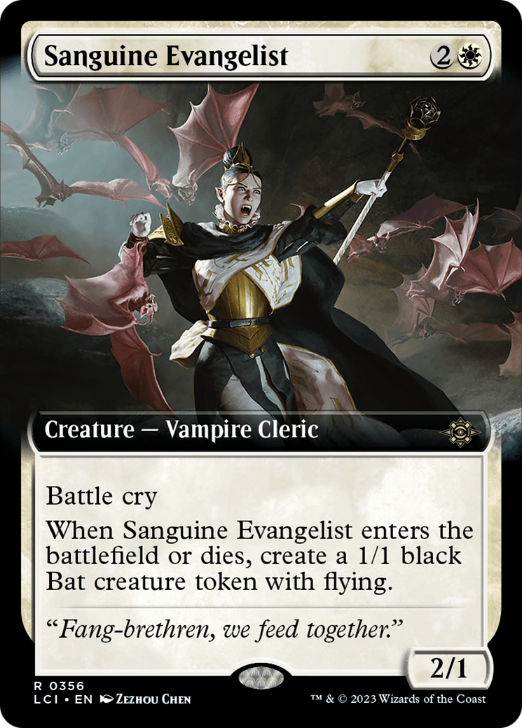 Sanguine Evangelist (Extended Art) [The Lost Caverns of Ixalan] | Golgari Games