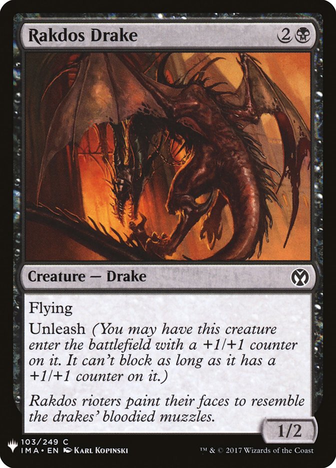Rakdos Drake [Mystery Booster] | Local Legends