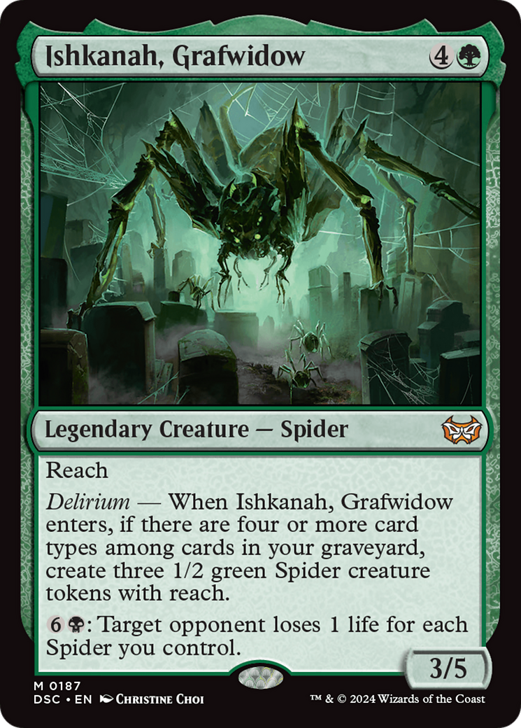 Ishkanah, Grafwidow [Duskmourn: House of Horror Commander] | Golgari Games