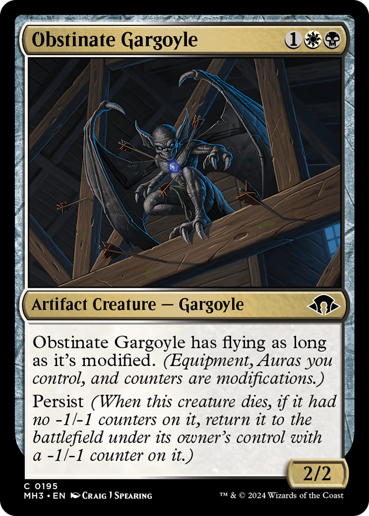 Obstinate Gargoyle [Modern Horizons 3] | Local Legends