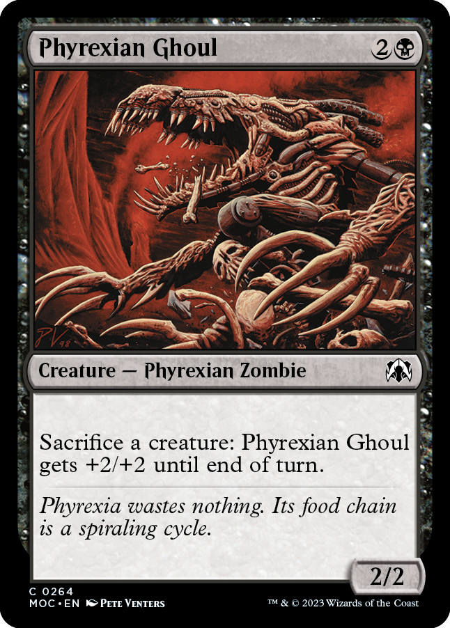 Phyrexian Ghoul [March of the Machine Commander] | Golgari Games