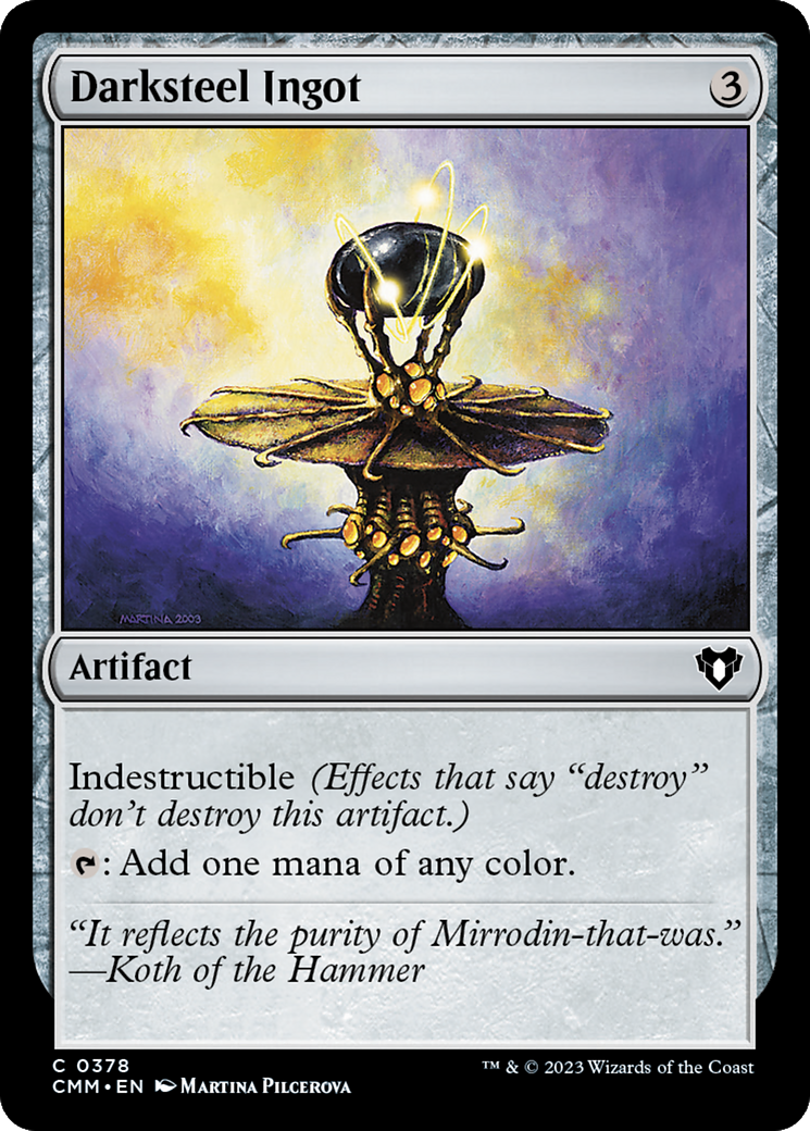 Darksteel Ingot [Commander Masters] | Local Legends