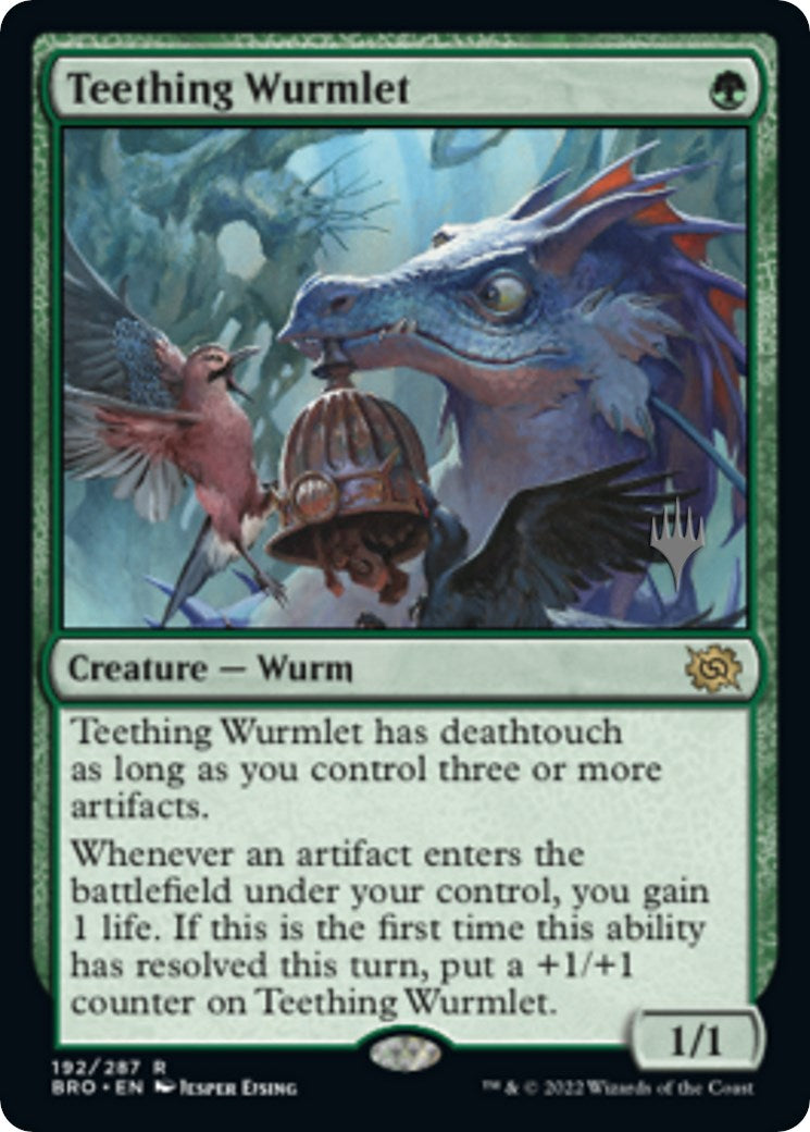 Teething Wurmlet (Promo Pack) [The Brothers' War Promos] | Golgari Games