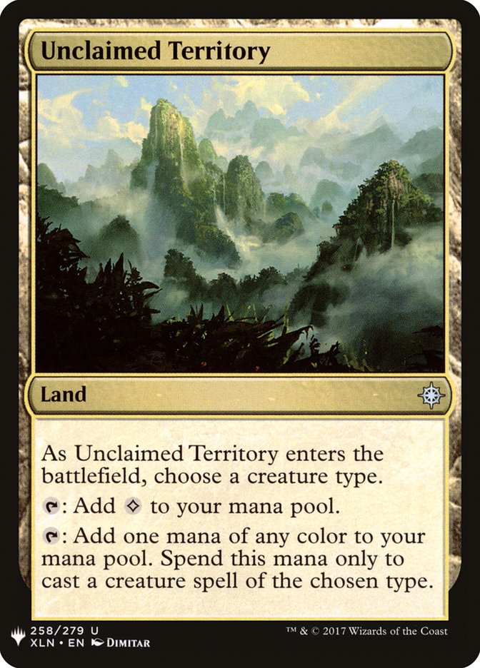 Unclaimed Territory [Mystery Booster] | Local Legends