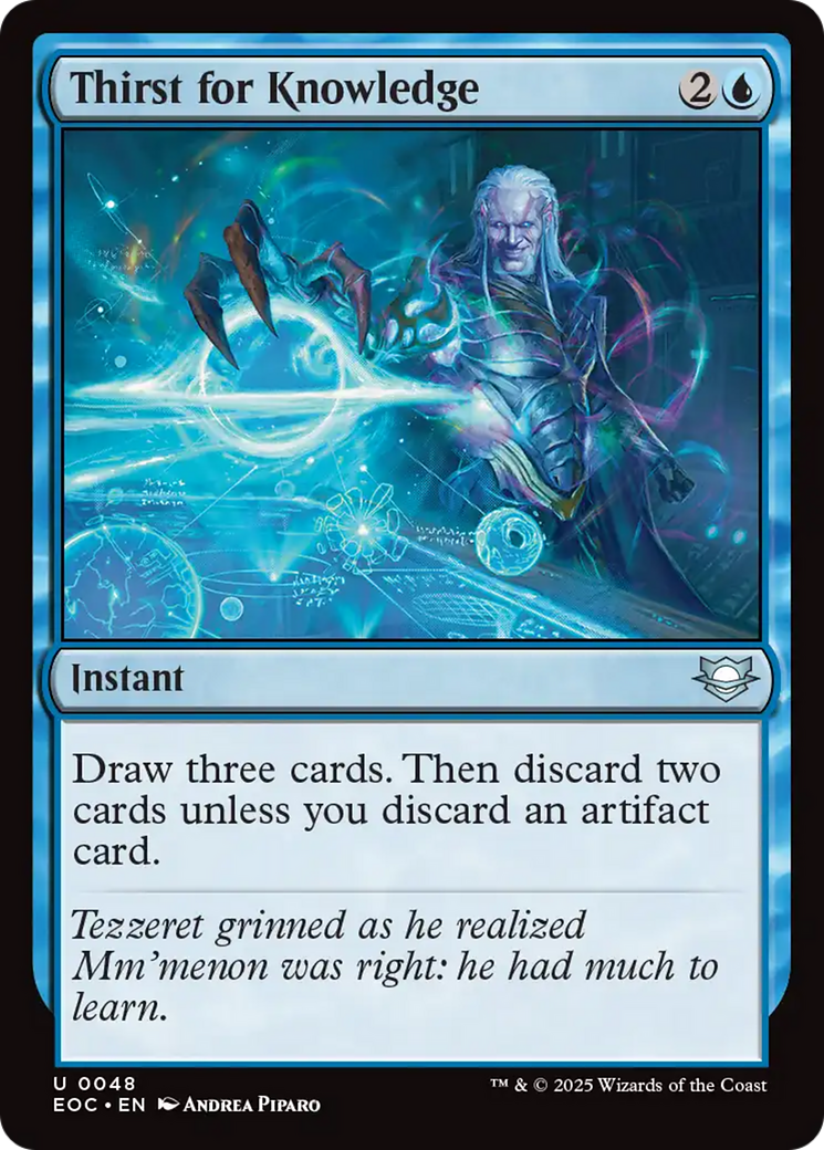 Thirst for Knowledge [Edge of Eternities Commander] | Local Legends