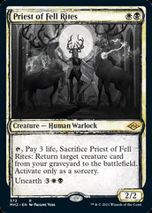 Priest of Fell Rites (Sketch) [Modern Horizons 2] | Golgari Games