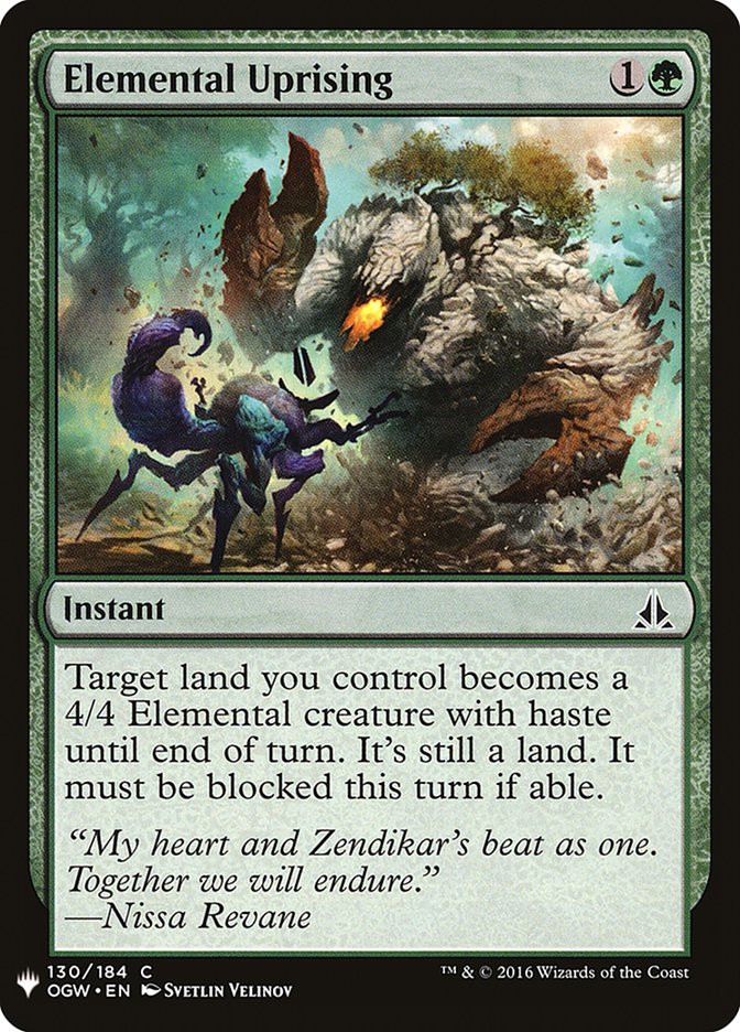 Elemental Uprising [Mystery Booster] | Local Legends