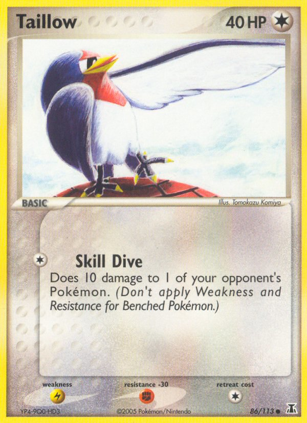 Taillow (86/113) [EX: Delta Species] | Local Legends