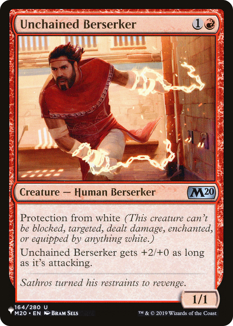 Unchained Berserker [The List Reprints] | Golgari Games