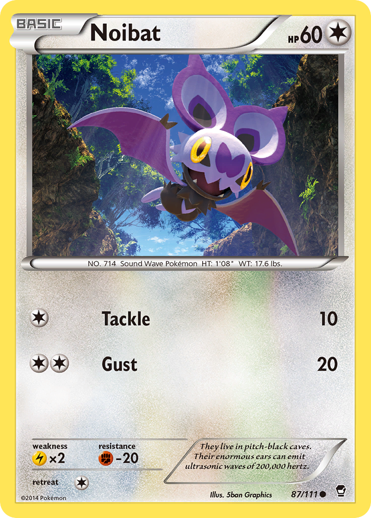 Noibat (87/111) [XY: Furious Fists] | Local Legends