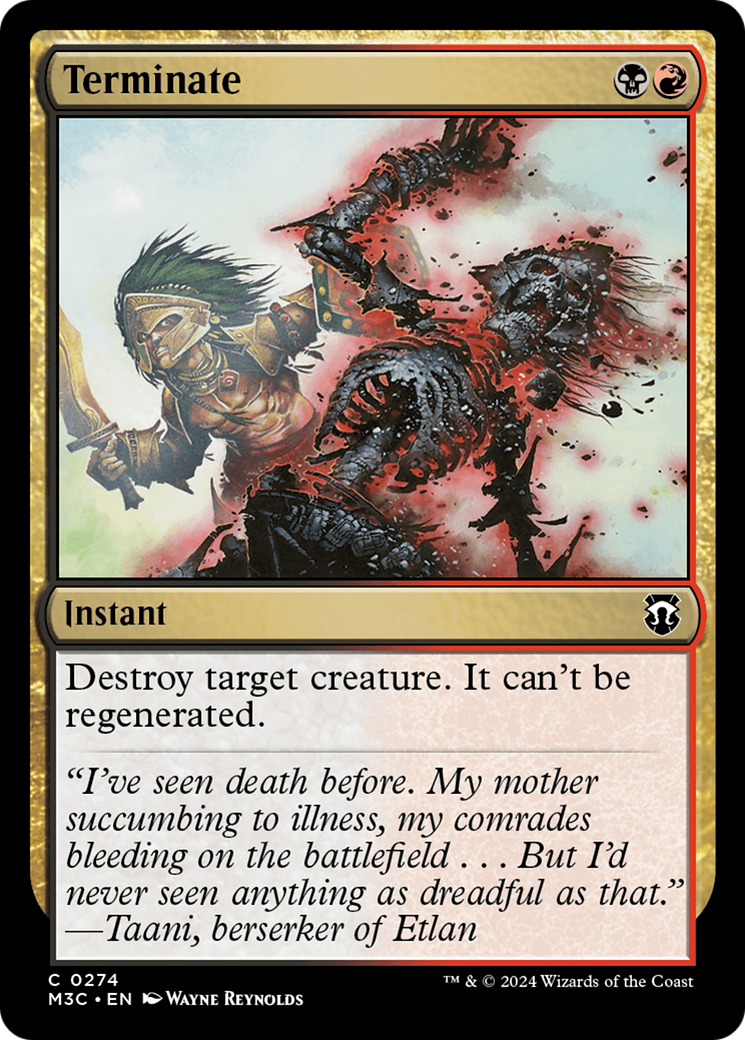 Terminate [Modern Horizons 3 Commander] | Local Legends