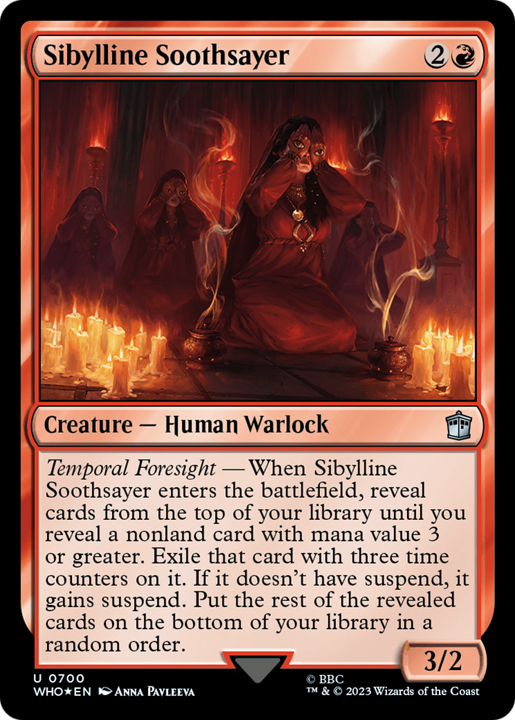 Sibylline Soothsayer (Surge Foil) [Doctor Who] | Local Legends