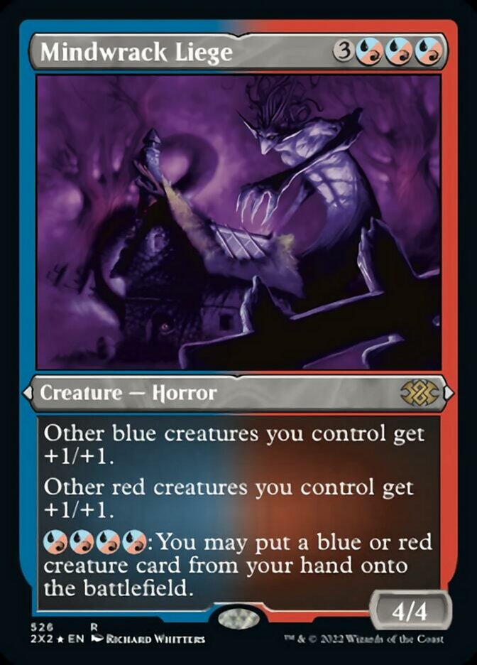 Mindwrack Liege (Foil Etched) [Double Masters 2022] | Local Legends