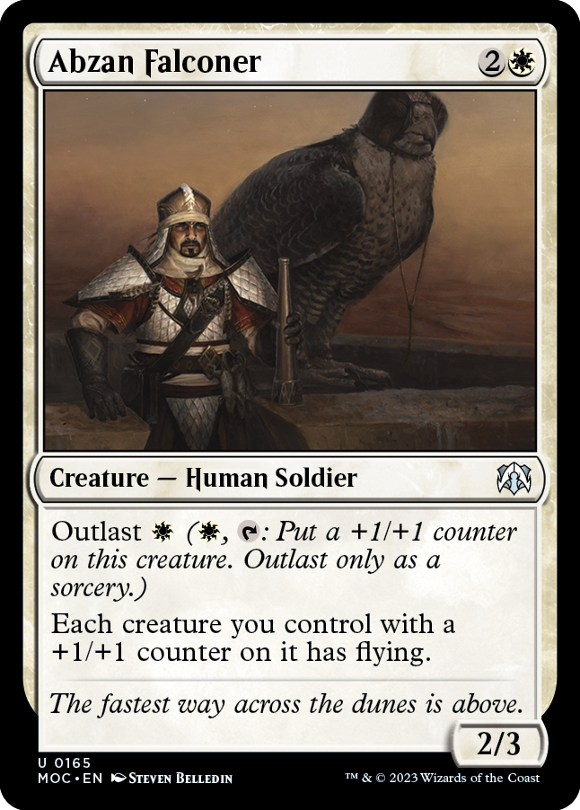 Abzan Falconer [March of the Machine Commander] | Golgari Games