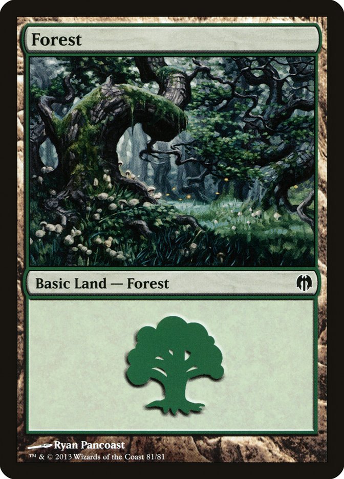 Forest (81) [Duel Decks: Heroes vs. Monsters] | Local Legends