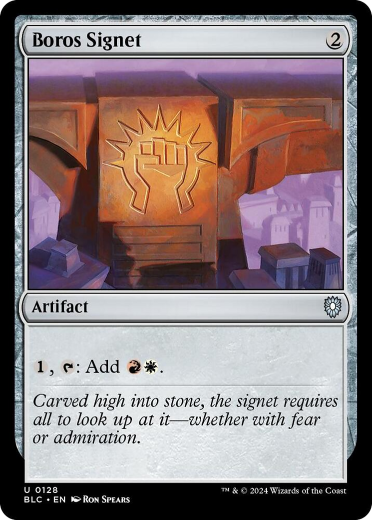 Boros Signet [Bloomburrow Commander] | Local Legends