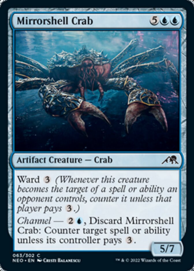 Mirrorshell Crab [Kamigawa: Neon Dynasty] | Local Legends