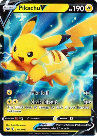 Pikachu V (SWSH063) [Sword & Shield: Black Star Promos] | Local Legends