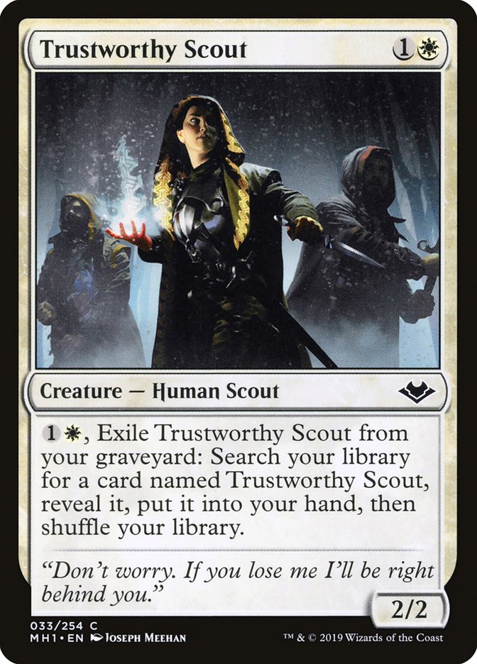 Trustworthy Scout [Modern Horizons] | Golgari Games