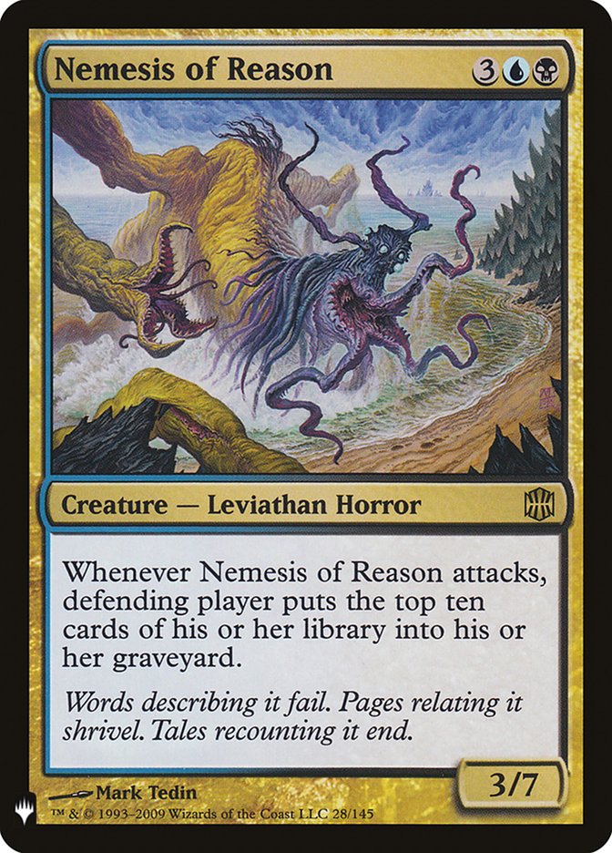 Nemesis of Reason [The List] | Golgari Games